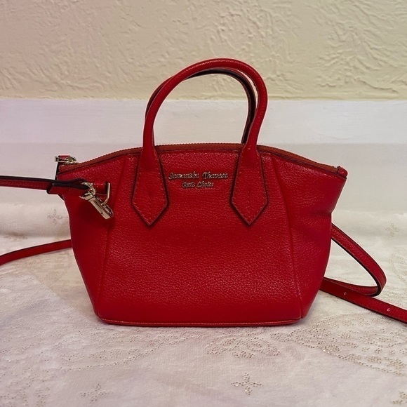 SAMANTHA THAVASA petite choice cute red crossbody bag - Picture 3 of 17